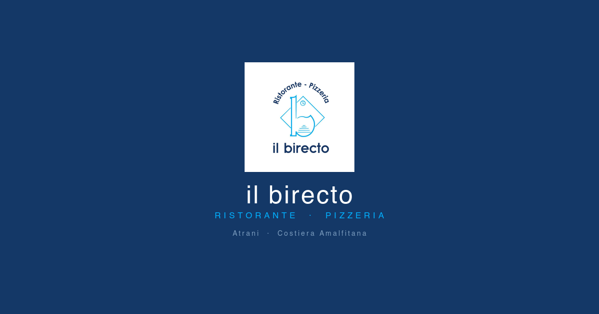 Il Birecto digital menu preview