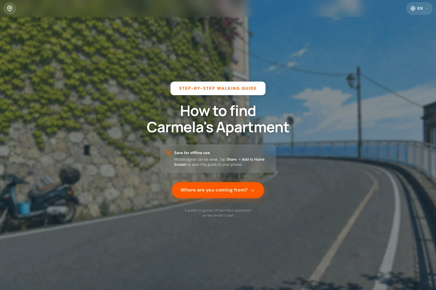 Apartment Guide desktop interface shown in a browser